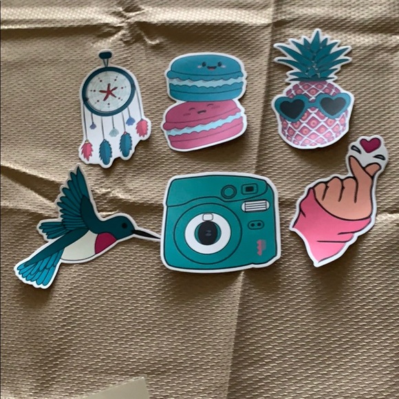 Other - 3/$10 lot 6 large waterproof stickers